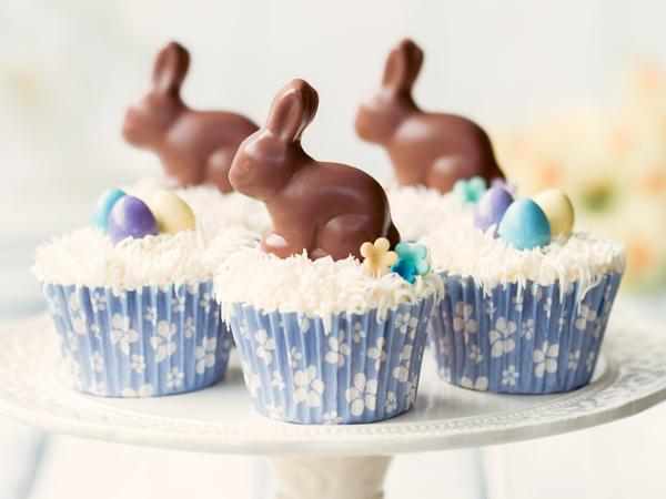 Easter bunny cupcakes